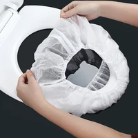 1pcs disposable toilet seat cover mat travel hotel sanitary safe non woven fabric portable toilet pad bathroom accessories