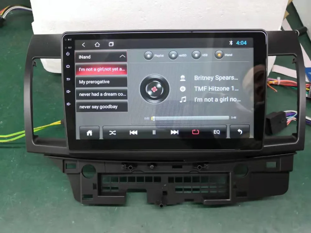 NaweiGe 10,1 дюймов Android автомобильный dvd для Mitsubishi Lancer 2010- Стерео gps навигация Центральный Мультимедиа Аудио головное устройство