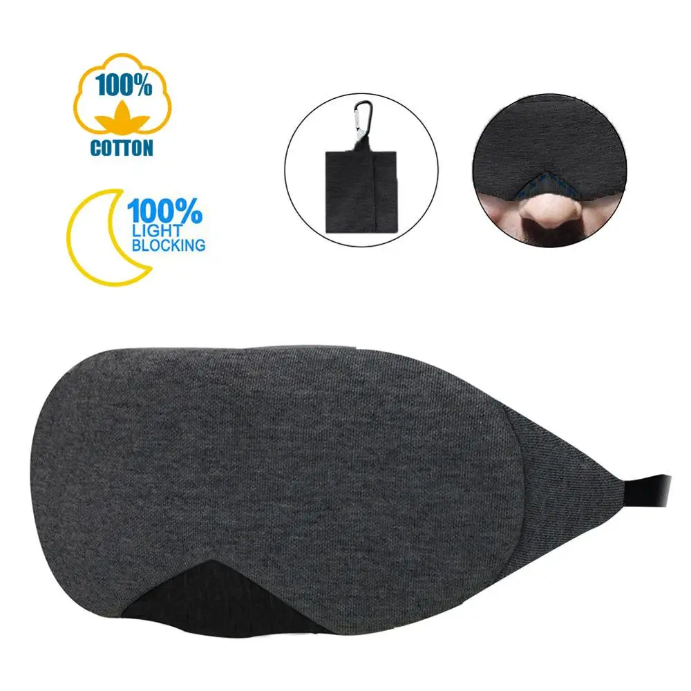 

Portable Sleep Mask Fast Sleeping Soft Eye Mask Eyeshade Cover Shade Patch Women Men Soft Cotton Blindfold Travel Sleepmasker