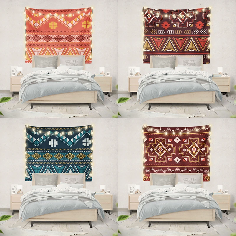 

Bohemian Style Tapestry India Boho Wall Decorative Wall Hanging Yoga Mat Throw Blanket Rug Bedspread Table Cloth Home Decor
