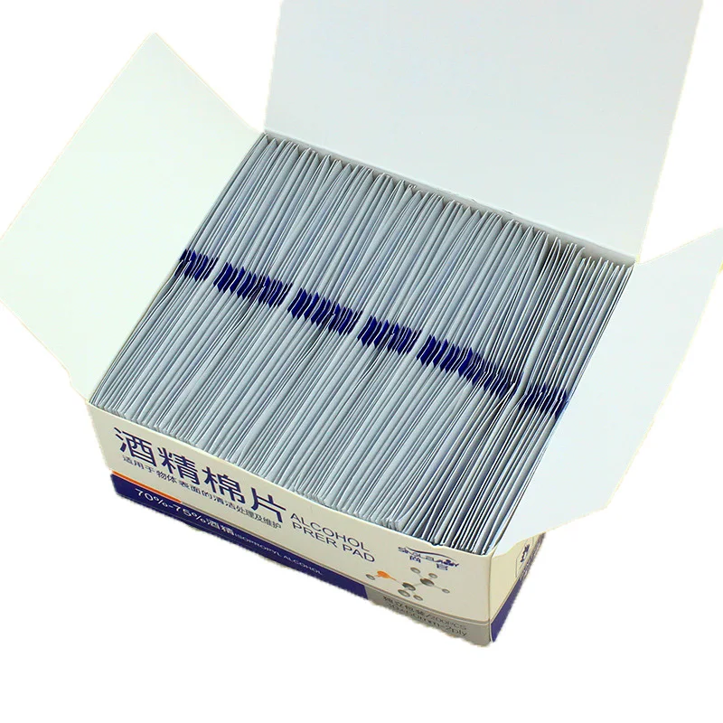 

200pcs Disposable Alcohol Cotton Tablets Mobile Jewelry Tableware Wound Disinfection Paper Antiseptic Skin Cleaning Care