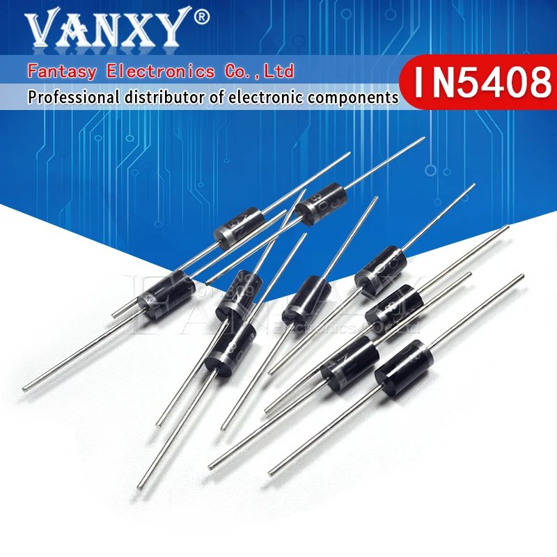 20 шт. выпрямительный диод IN5408 1N5408 3A 1000V DO 27|rectifier diode|3a diodediode 3a 1000v |