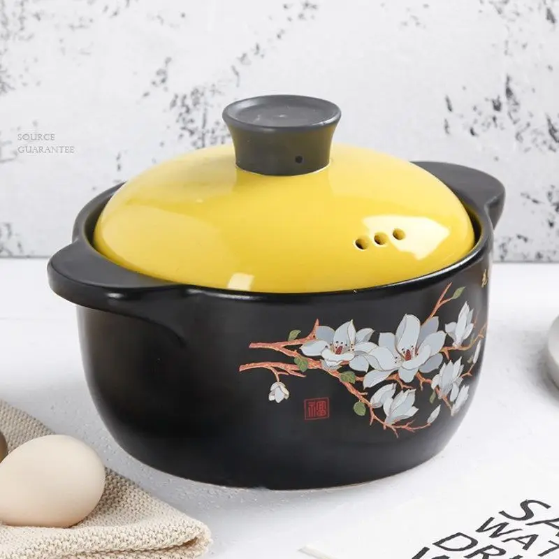 

Ceramic Soup Pot Casserole Milk Pot Gas Use Kitchen Pots Ceramic Stew Pot Cooker Cooking Pots Set Cooker Hot Pot Soup Wok