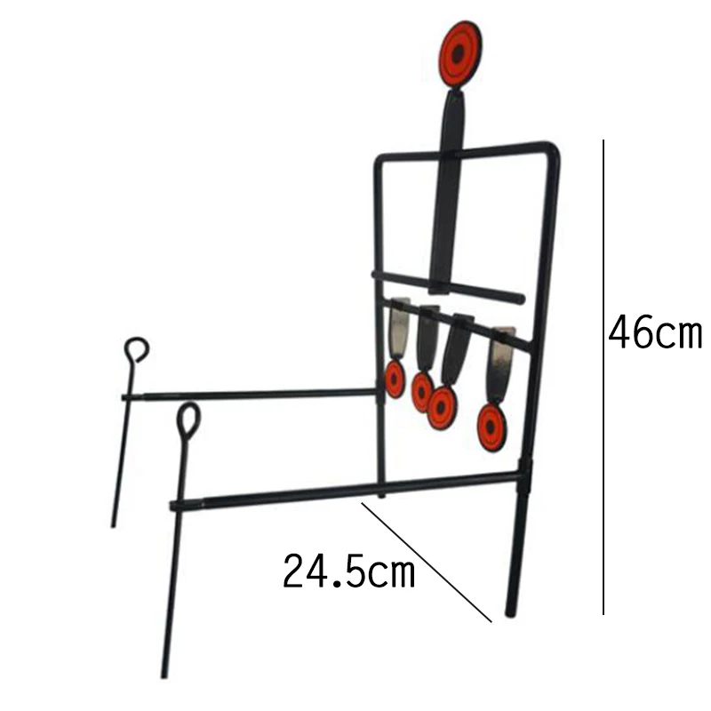 

Steel Airsoft Shooting Practice Targets Self-resetting Paintball BB Archery Training Target Hunting And Equipment Accessories