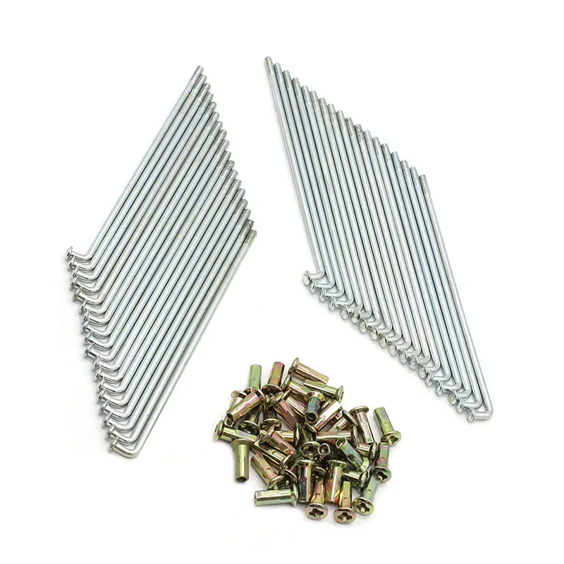 

set of 36 Electric bicycle Diameter 3mm Length 125mm spokes Steel + nipples for Honda XR80R 1990 -2003 CRF80F 2004-2009 11-13