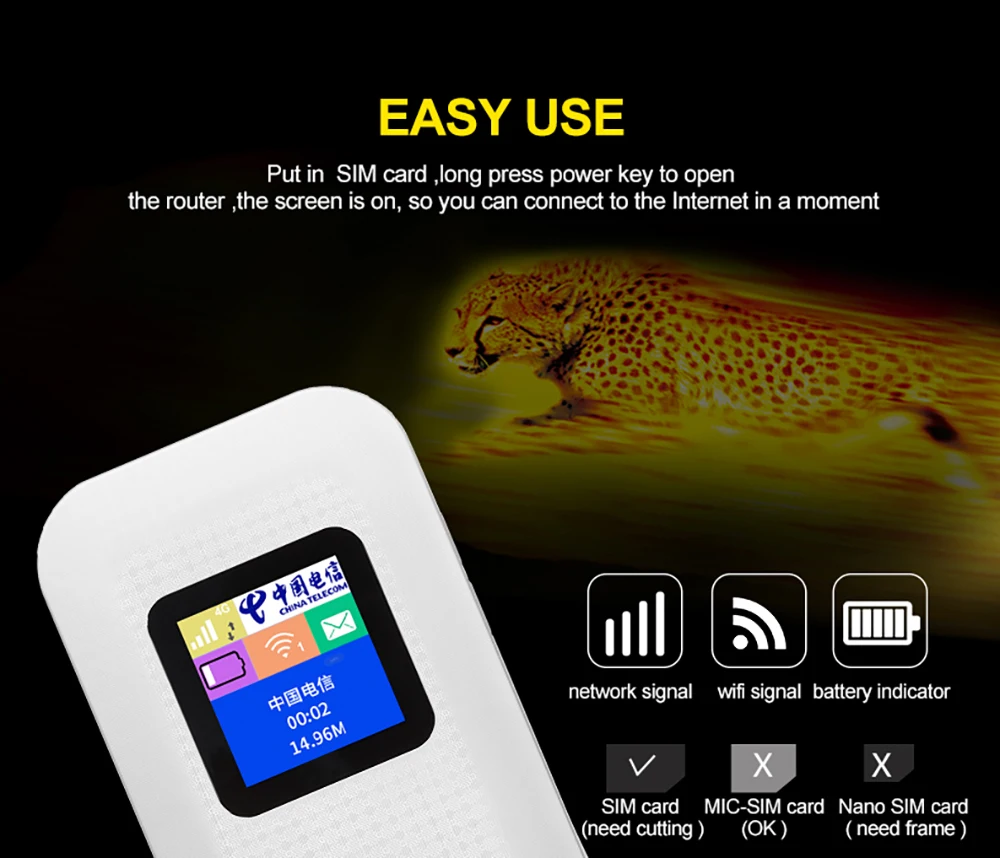 TOLKIEN 4G Wifi роутер мини роутер 3g 4G Lte Беспроводной Портативный Карманный wi fi Мобильная точка доступа автомобильный wi-fi роутер с sim-картой