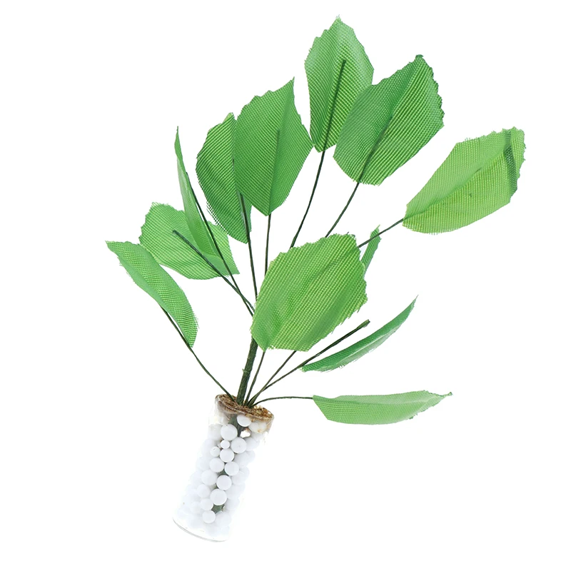 

1/12 green banana white bottle Doll House Miniature Garden Accessories