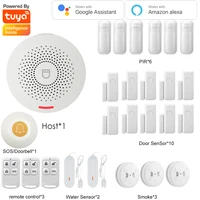 tuya smart home security alarm system hub kit host with sound function support google and alexa%ef%bc%8csmar life app