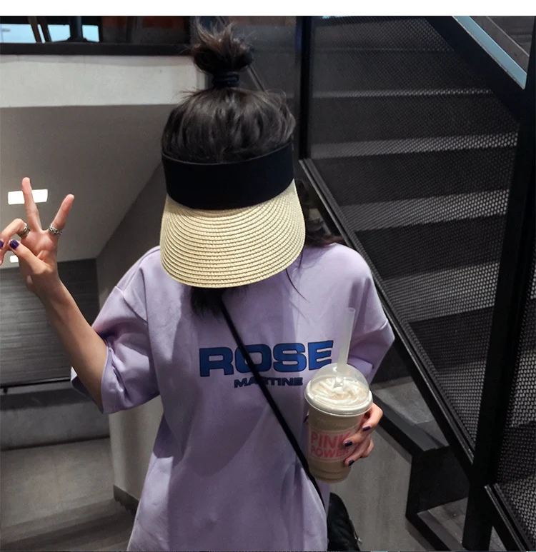 

PPTIN/ INS web celebrity same style straw hat women summer vacation travel shading sunless hat hipster
