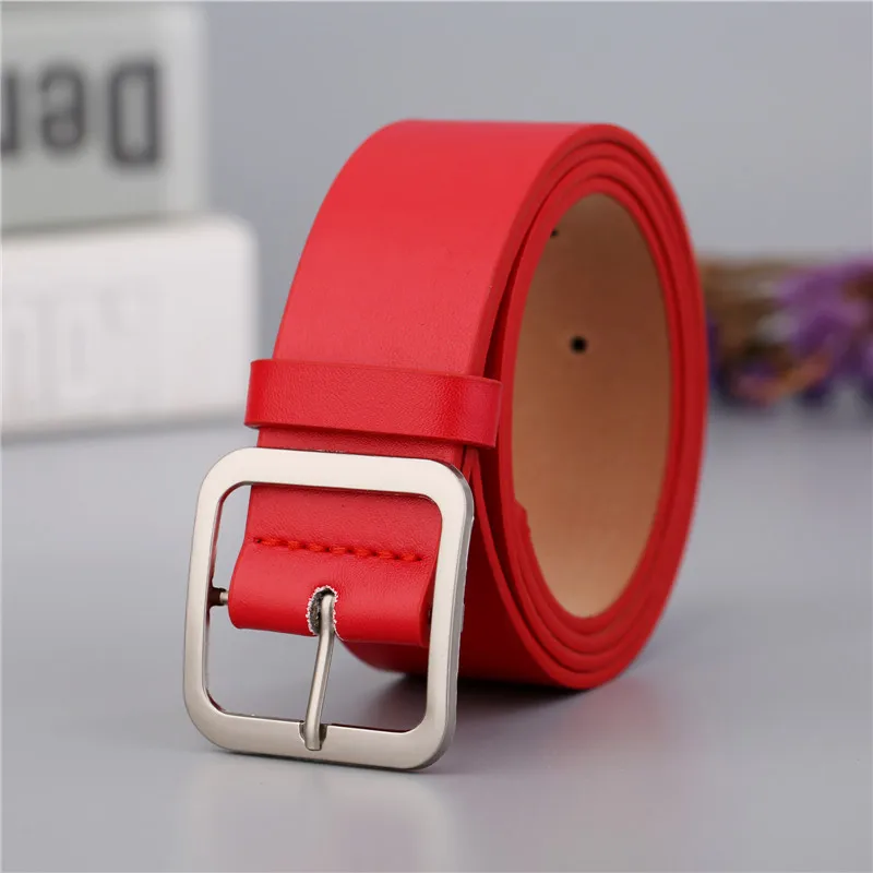 Женский ремень NO.ONEPAUL Элегантный Простой в стиле ретро с пряжкой японском