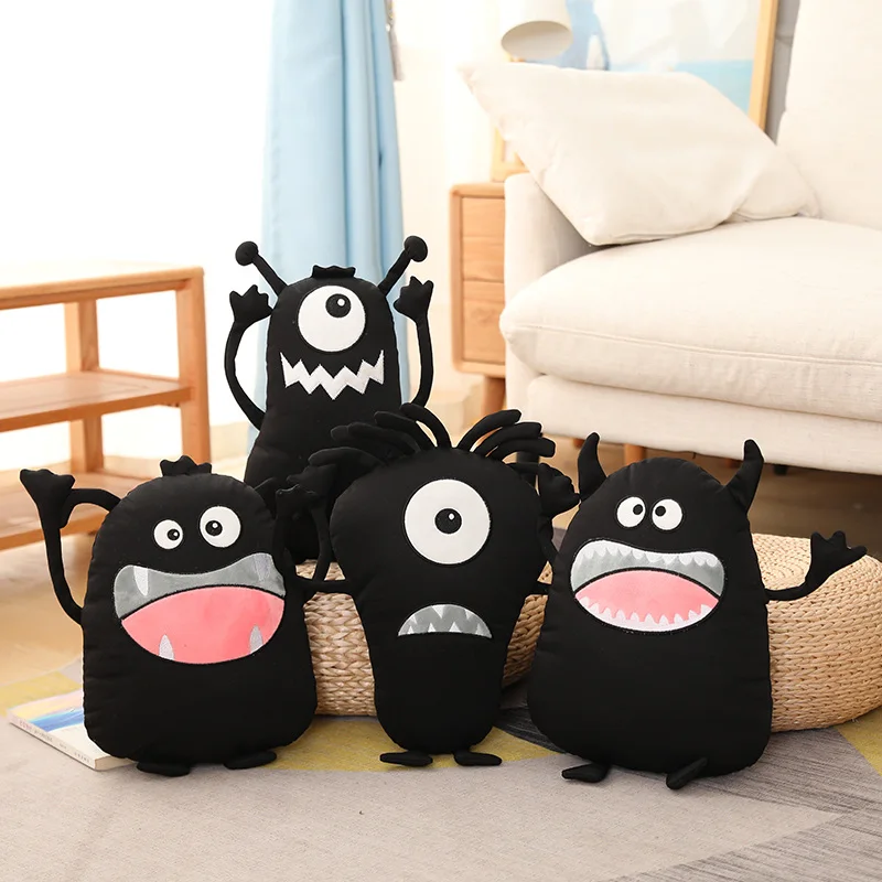 

35CM Creative Little Monster Plush Toy Kawaii Funny Little Monster Animal Doll Sleeping Pillow Home Bed Decoration Gift