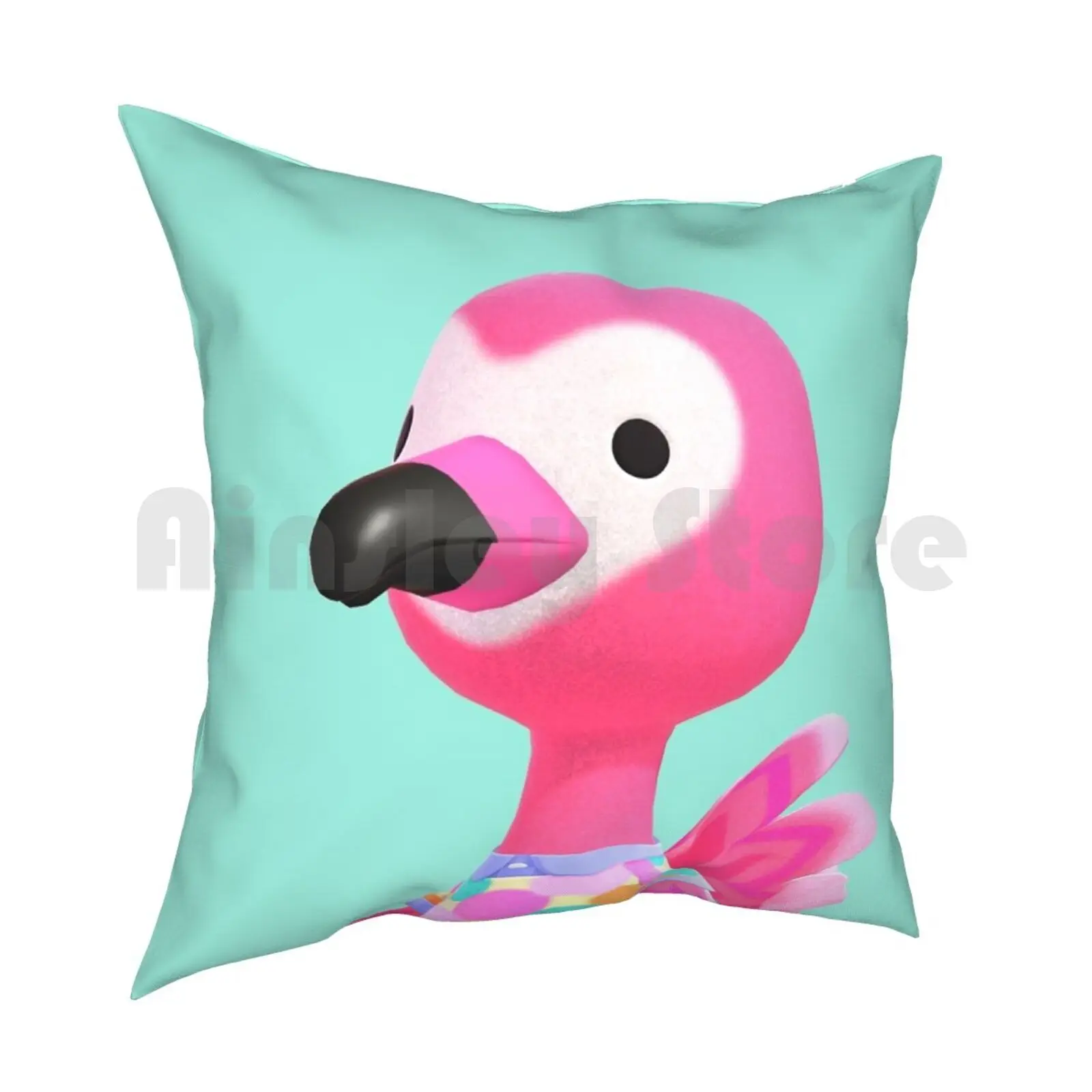 Флора Подушка Чехол с принтом домашняя мягкая подушка DIY крышка животных страуса