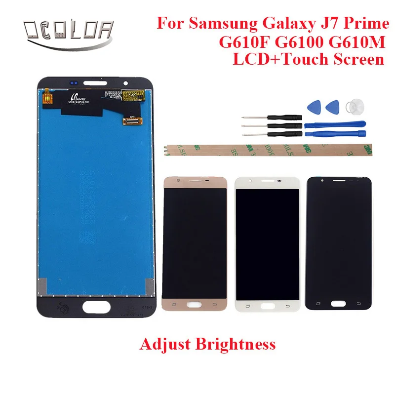 Ocolor для samsung Galaxy J7 Prime G610 G610F ЖК дисплей и сенсорный экран Идеальный Ремонт