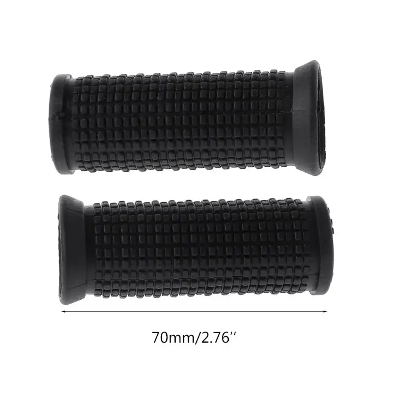 

2pcs Bicycle Grips Short Handle Rubber Non Slip Cycling Scooter MTB Bike Parts