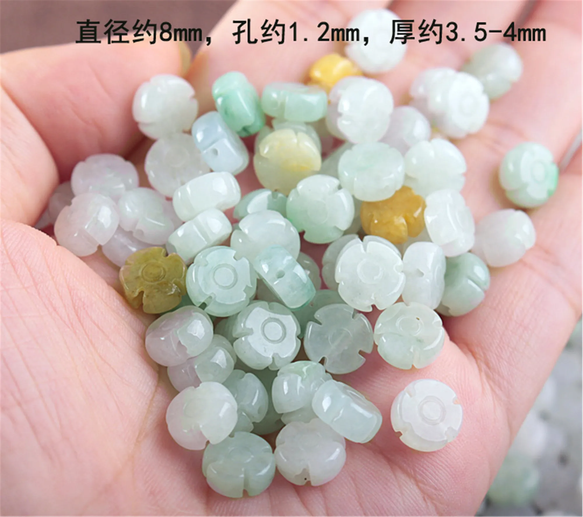 10 шт./партия Бусины Из бирманского нефрита с зеленым кулоном | Всё для