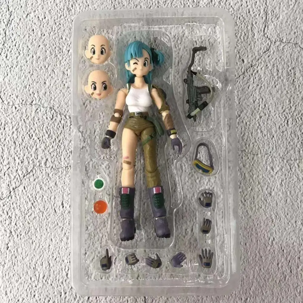 without retail box Dragon Ball Z Bulma подвижные фигурки ПВХ Коллекционная модель игрушки brinquedos для подарка на Рождество - Цвет: without retail box
