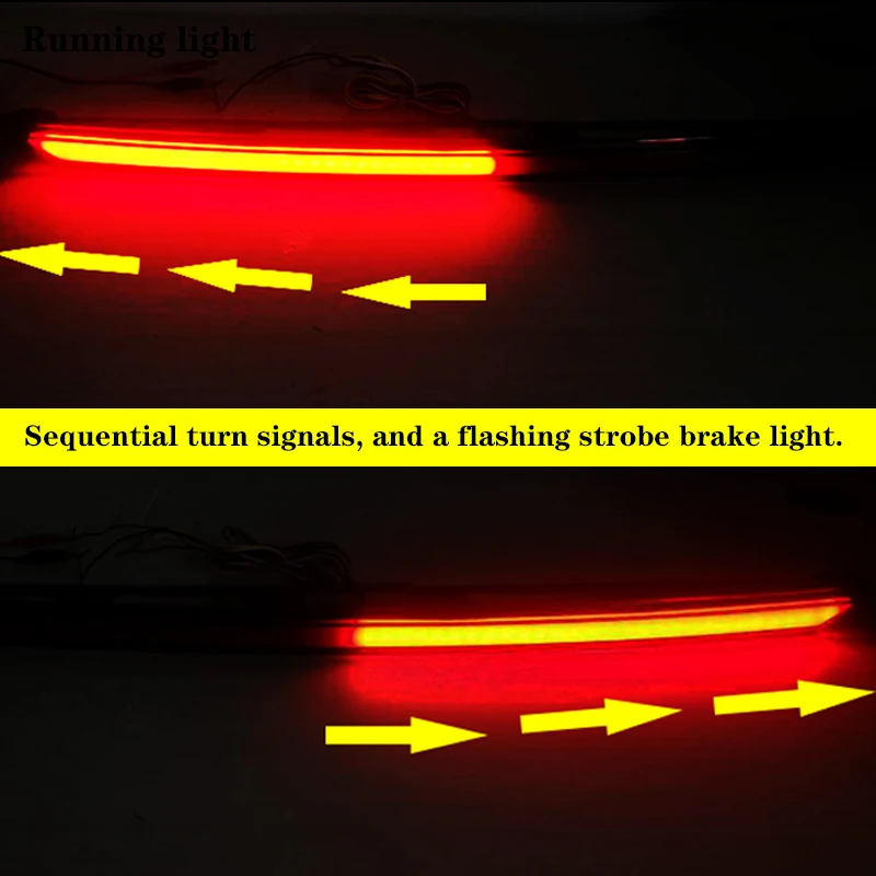 Сверхъяркий цельный светодиодный задний фонарь iJDM совместим с Toyota Camry 2018-up