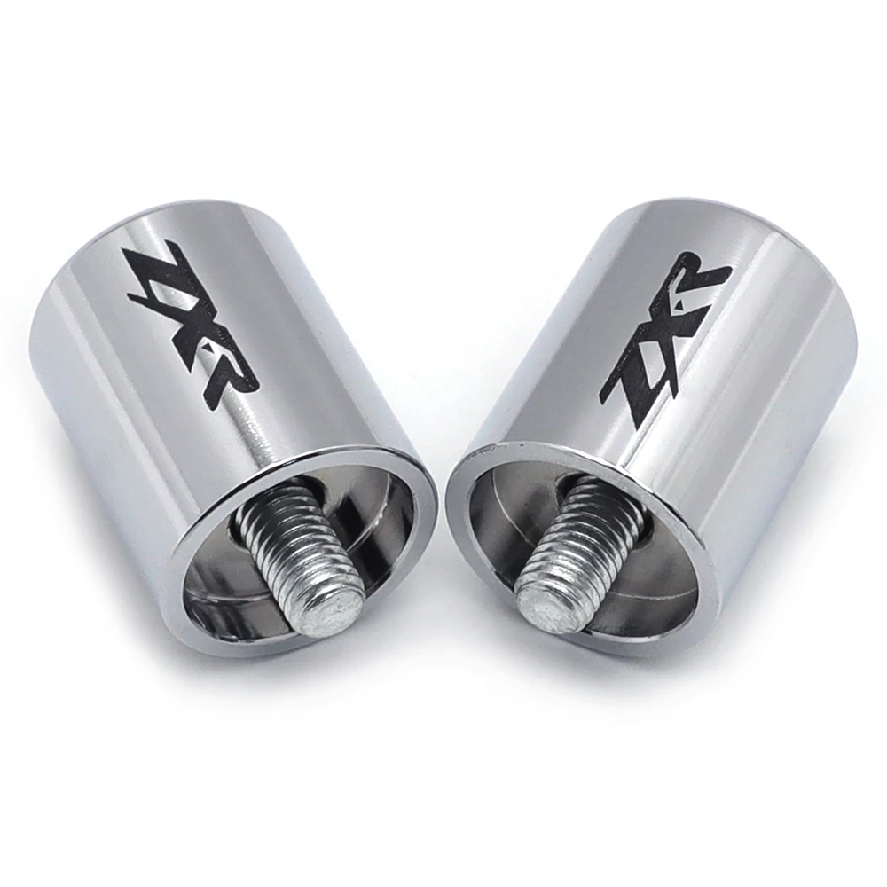 Bar Ends Chrome Weight Sliders for Kawasaki Ninja 500R Ex500 650R Zx600 Zx6 636 Zx6Rr Aftermarket Free Shipping Motorcycle Parts |