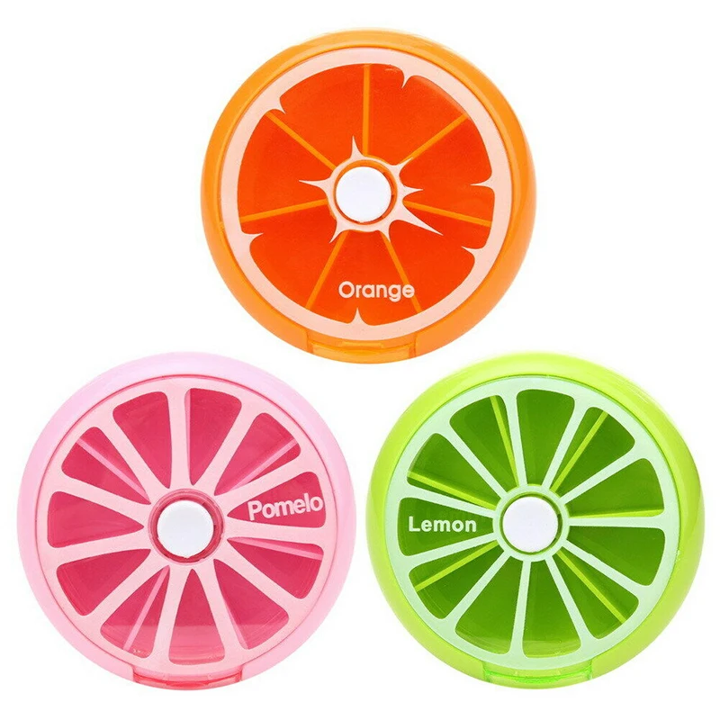 Чехол для таблеток вращающийся на неделю 7 дней Контейнер контейнер держатель