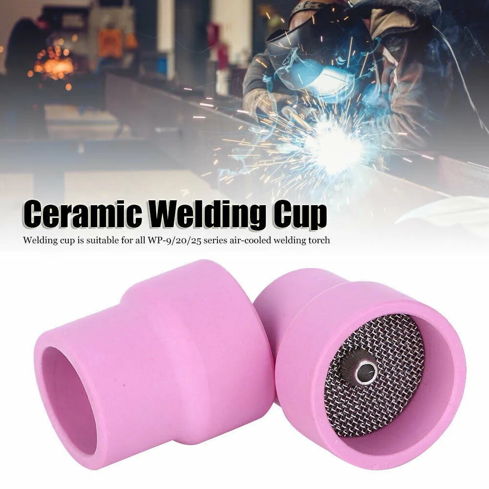 

2Pcs 2.4 Mm Ceramic Welding Cup For WP-9/20/25 Series Air-cooled Welding Guns Torch New Arrival