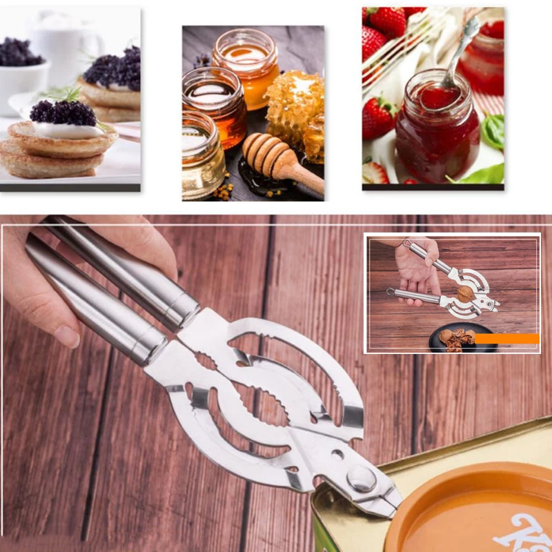 304 Нержавеющая сталь банки открывалка пищевая открыть орех многофункциональном