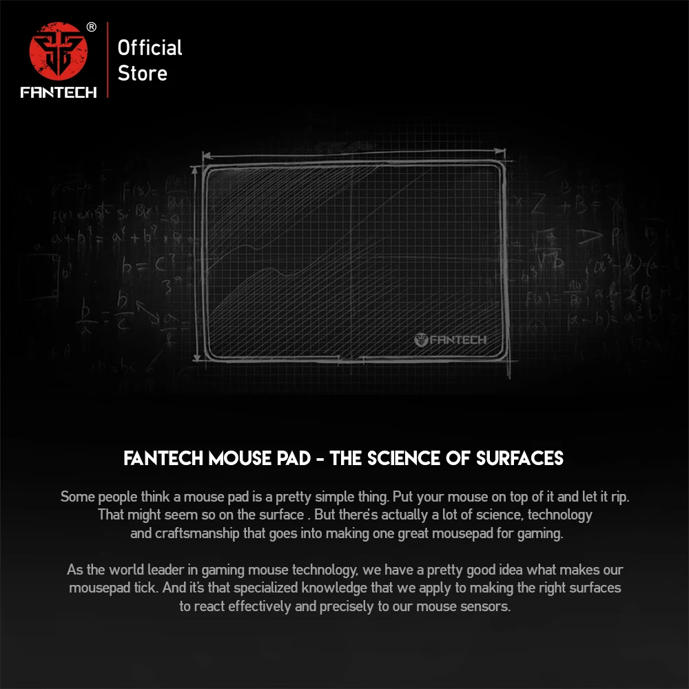 FANTECH компьютерный коврик для мыши MP292 игровой 29x25x0 03 см скоростной и