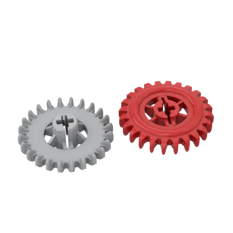 

BuildMOC Compatible For 3650 high-techGear 24 Tooth Crown For Building Blocks Parts DIY Educational Classic Brand gift Toys