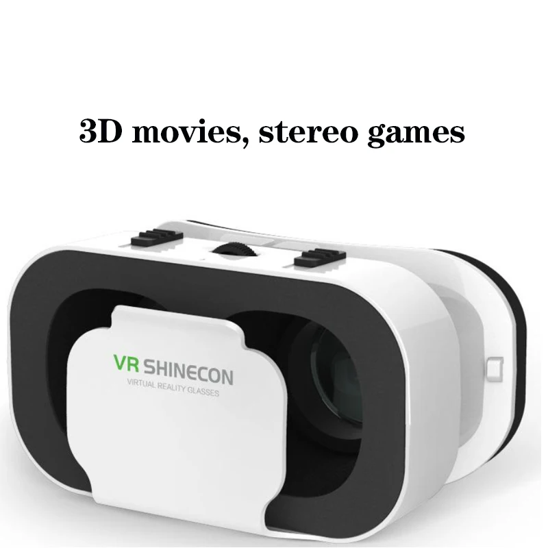 VR SHINECON Очки Универсальная Виртуальная Реальность для Мобильных игр 360 HD Фильмы Совместимый с 4.7-6.53 дюймовым смартфоном