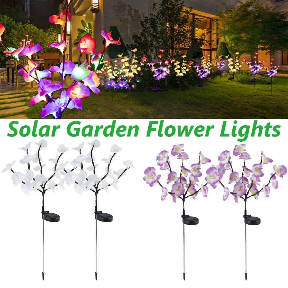 

2 шт., водонепроницасветодиодный светодиодные фонари на солнечной батарее, 20 светодиодов