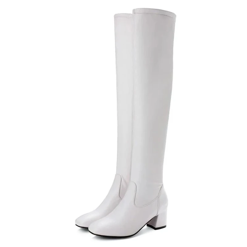 

Big Size 9 10 11-14 thigh high boots knee high boots over the knee boots women ladies boots shoes woman winter boots women
