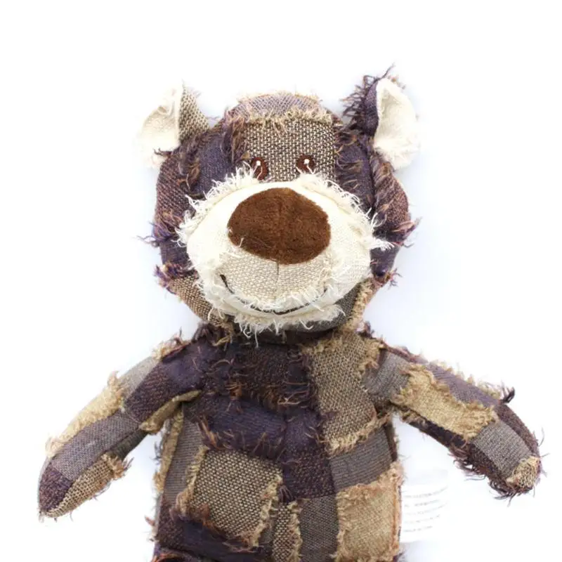 Питомец собака кошка плюшевая игрушка милый медведь износостойкая Грызущая