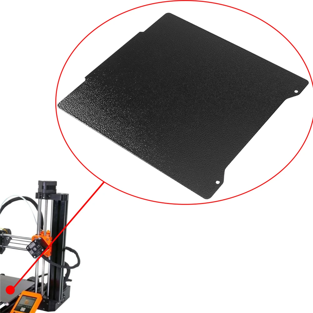 

3D Printer Double-sided Textured PEI Powder Coated Steel Plate For Prusa 3D Printer High Temperature Resistance Steel Sheet