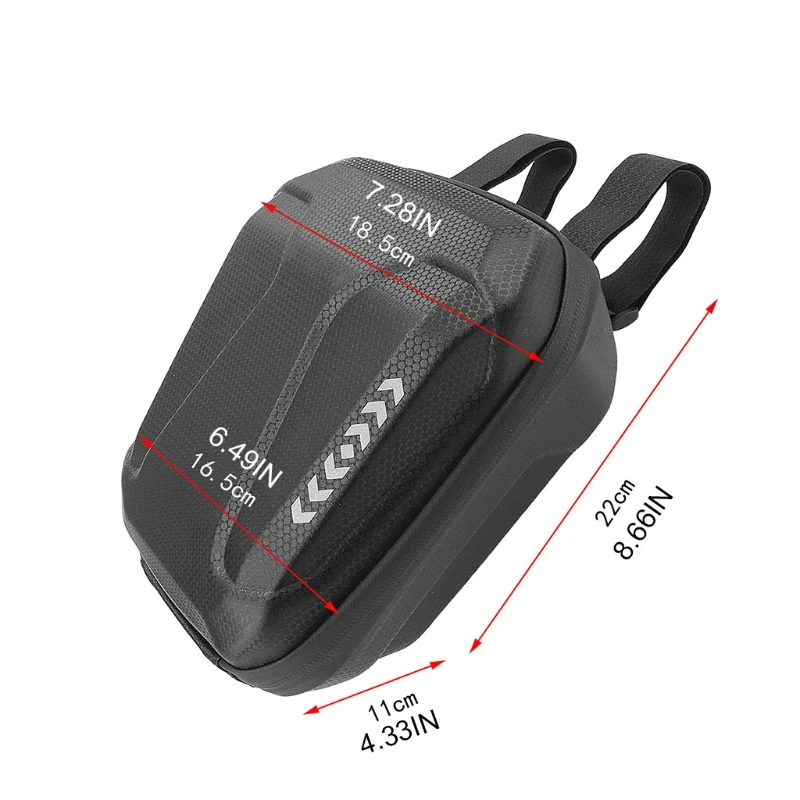 

Waterproof Scooter Handlebar Bag Folding Bike Electric Scooter EVA Hanging Bag K3NC