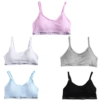 girls training bra teenage kids soft cotton breathable sport underwear clothing