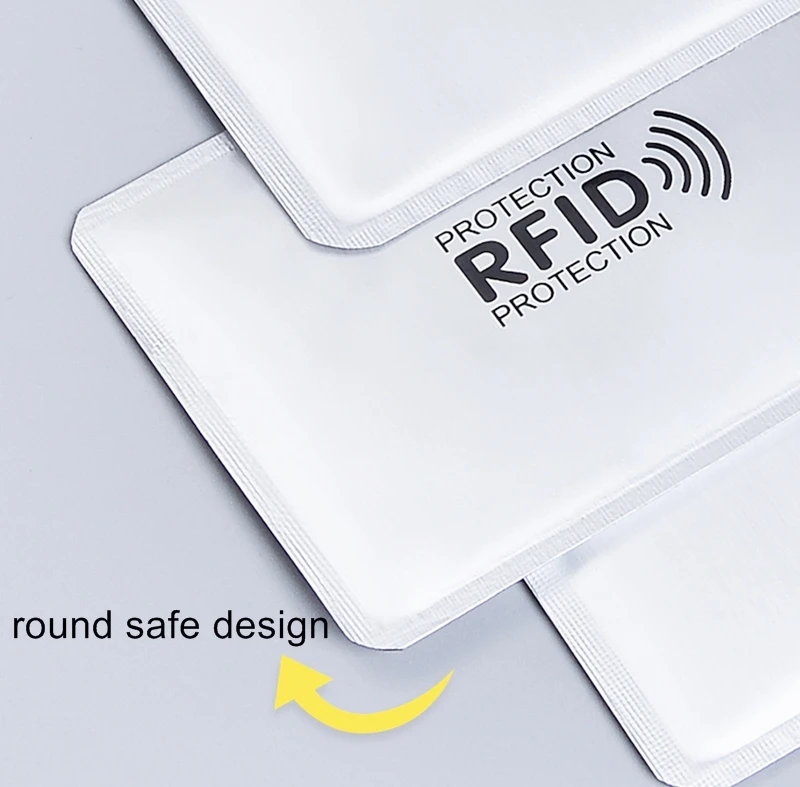 5 шт., Новые многоцветные лазерный алюминиевый Анти Rfid Бумажник Блокировка считыватель Блокировка банк держатель для карт ID банковская карта чехол Для мужчин защиты H119