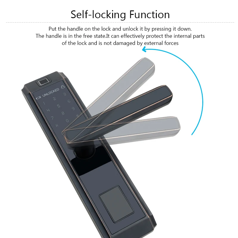 GATERIG замок отпечатков пальцев внутри двери Умный домашний безопасности