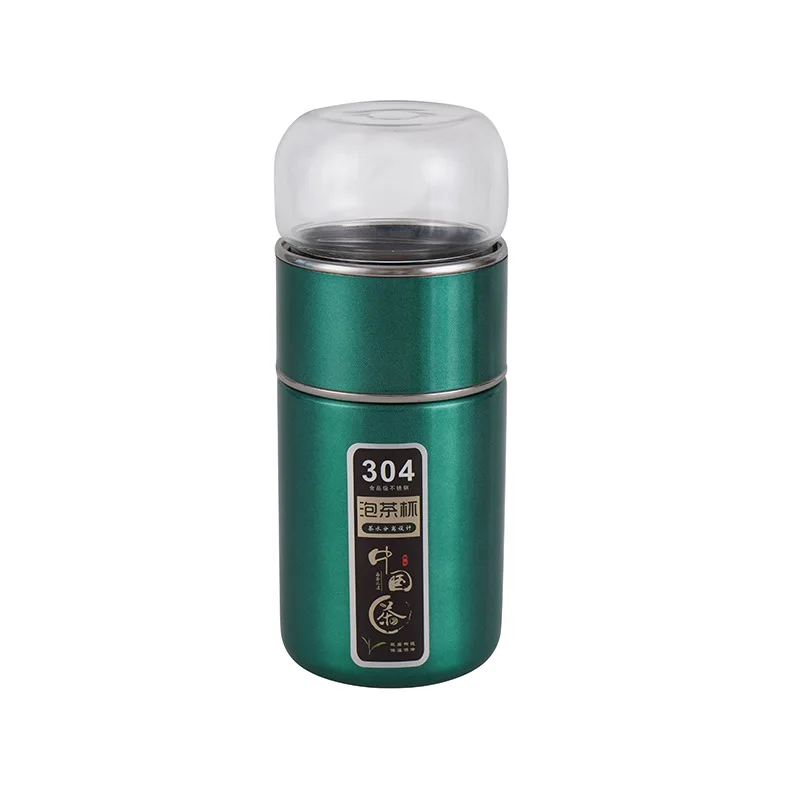 

Creative 304 stainless steel insulated cup tea separation cup multi-purpose cover tea maker business cup Teacher gift cup