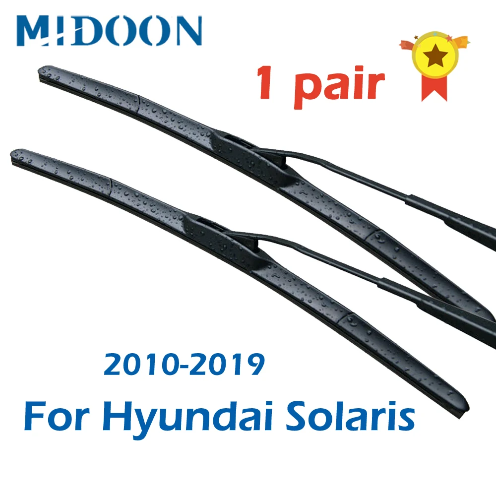 Щетка стеклоочистителя MIDOON гибридная Для Hyundai Solaris 2010 2011 2012 2013 2014 2015 2016 2017 2018 2019 1