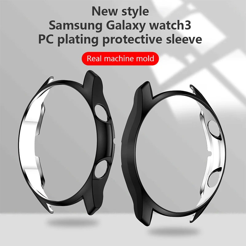 

Ultra Slim Protective Case For Samsung Galaxy Watch 3 45Mm 41Mm Watch 3 Soft Hollow Out Smart Watch Cover Protectivehigh Quality