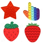 Антистрессовые Игрушки Pop с пузырьками, игрушка для снятия стресса для взрослых и детей, сенсорные игрушки для снятия аутизма, Бесплатная доставка Поп Ит