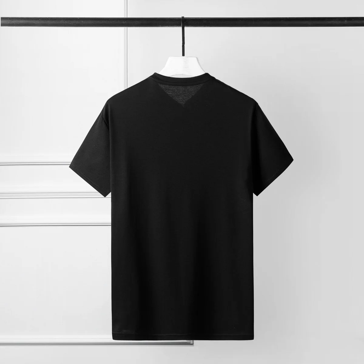 

100% Cotton Mens T-shirts Luxury Crown Beading Short Sleeve Round Collar Men T-shirts Plus Size 4xl Casual Slim T-shirt