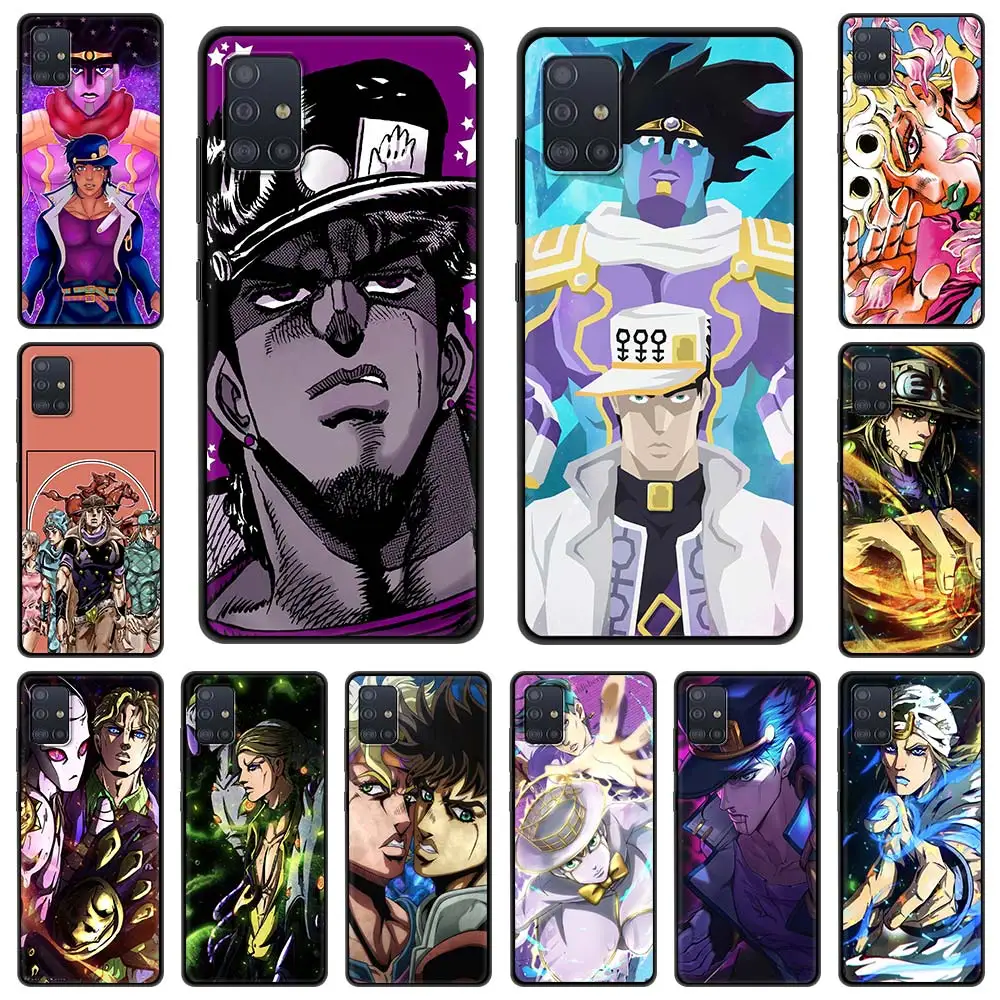 

JoJo's Bizarre Adventure Anime Phone Case for Samsung Galaxy A51 A71 A21S A12 A11 A31 A52 A41 A32 5G A72 A01 A22 Soft Cover Capa