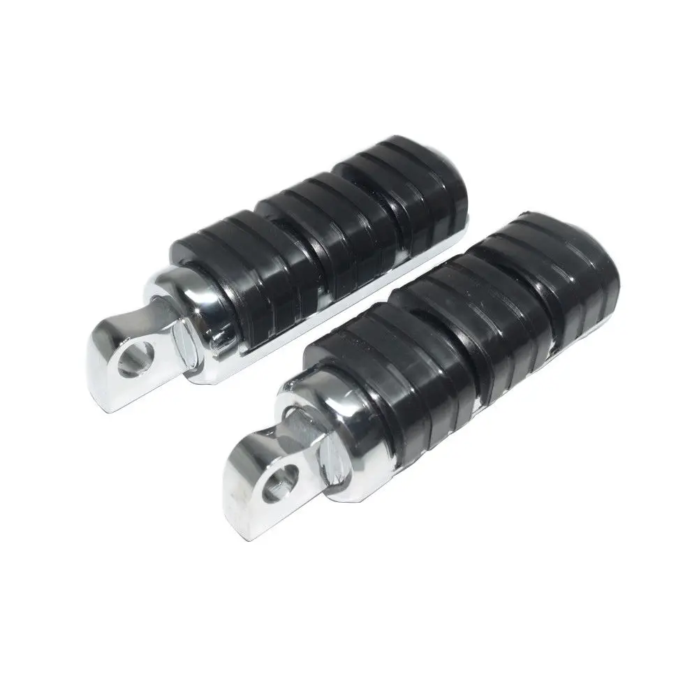 Male Mount Motorcycle Rubber Footrest Footpegs Floorboard For Harley Iron XL 883 1200 Street 750 500 Touring Custom Dyna Softail