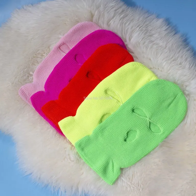 

Mask 3 Hole Full Face Mask Ski Mask Winter Cap Balaclava Hood Motorbike Motorcycle Helmet Full Face Helmet