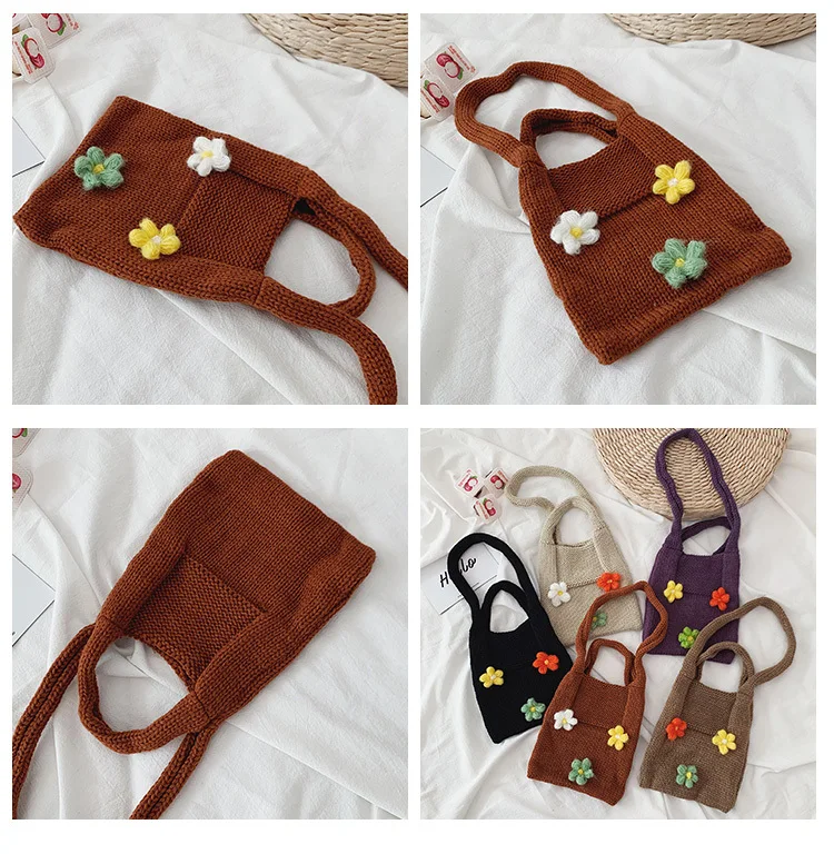 2019 Girls Handbag Cotton Cute Flowers Women Shoulder Bag Large Capacity Phone Pouch Japanese Kawaii Clutch Kids Xmas Gift | Багаж и сумки