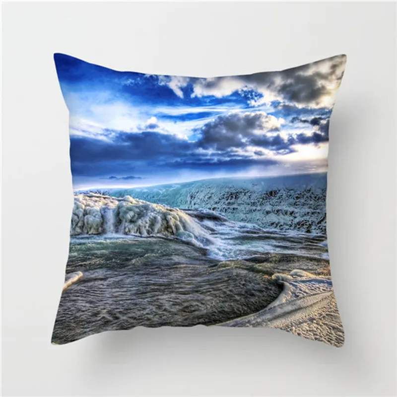 Fuwatacchi Пляжная европейская усадьба подушка натуральный пейзаж наволочка для