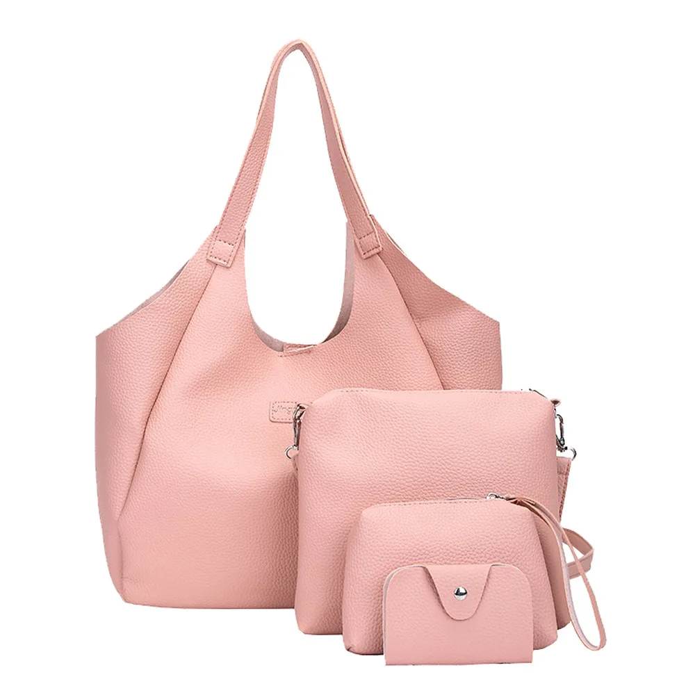 4 шт. женская сумка-мессенджер сумки кожаная сумка для женщин четыре комплекта