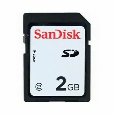 SanDisk 2 Гб SD карта памяти безопасный цифровой SDSDB 2048 синий стандарт 100% подлинный