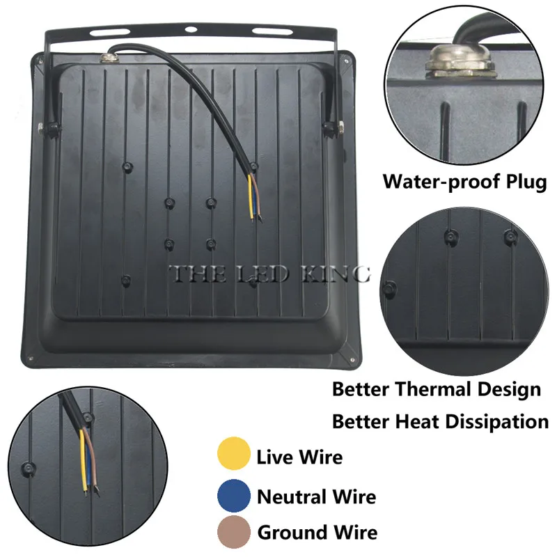 

Waterproof Ip65 LED Flood Light COB 50W 100W 200W AC 220V Spotlight Outdoor Garden Lighting Led Reflector Cast light Floodlights