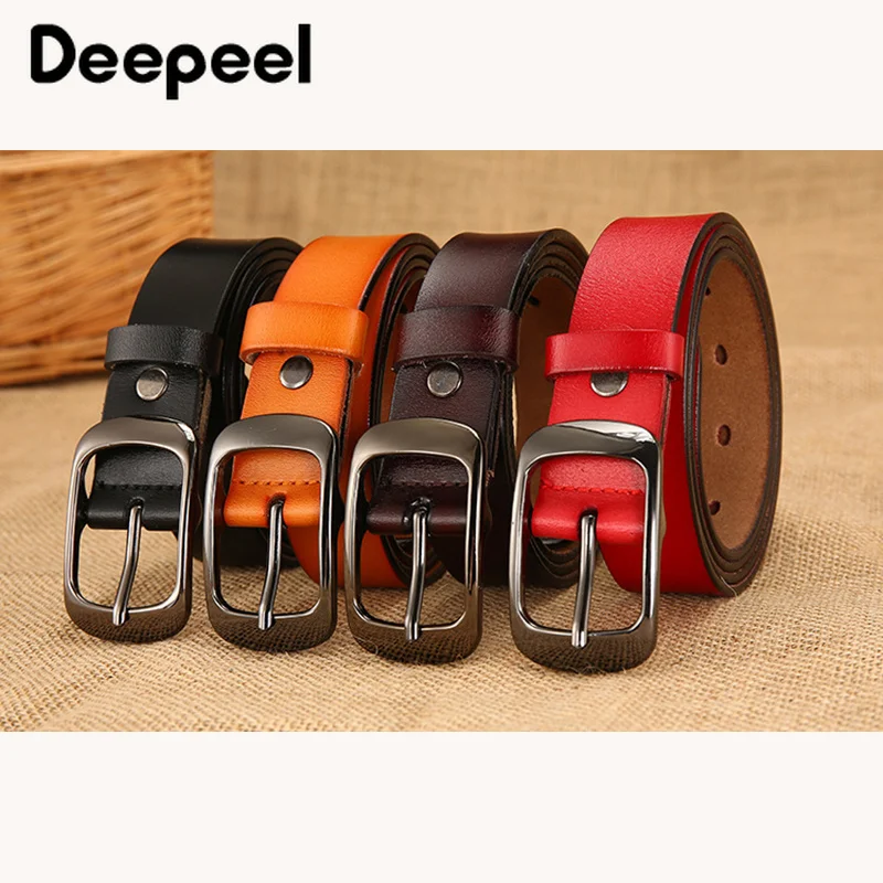 Deepeel 2 8*100-115 см женские ремни дикий кожаные в Корейском стиле с пряжкой на каждый